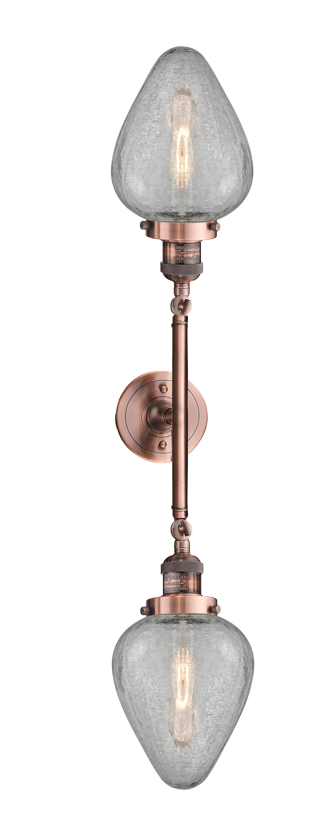 Geneseo 7-Inch 2-Light Bath Vanity Light with LED Bulbs