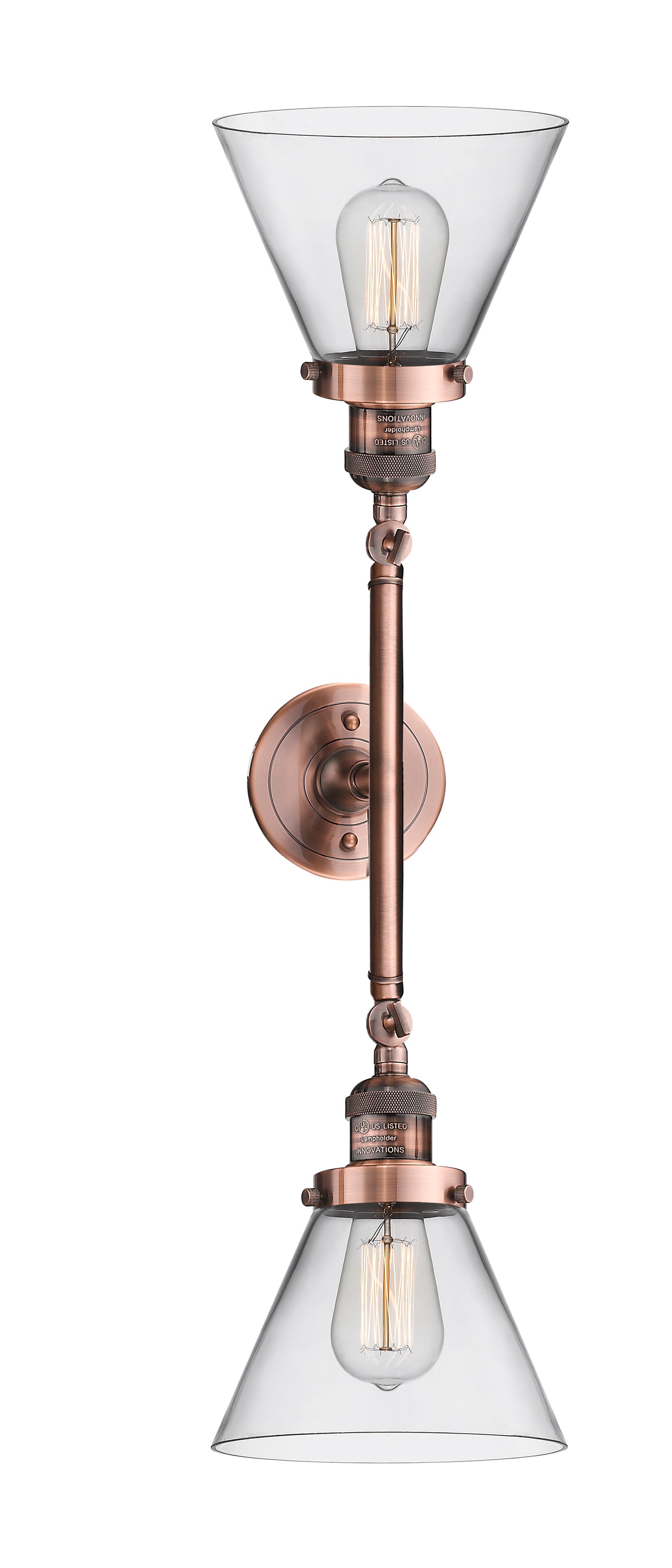 Franklin Restoration Cast Brass Vanity Light