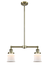 Canton 21-Inch 2-Light Stem-Hung Island Light with LED Bulbs Up to 44.625-Inch High