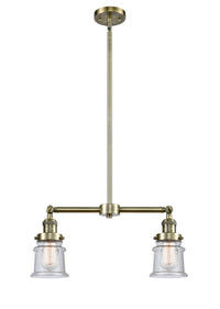 Canton 21-Inch 2-Light Stem-Hung Island Light Up to 44.625-Inch High