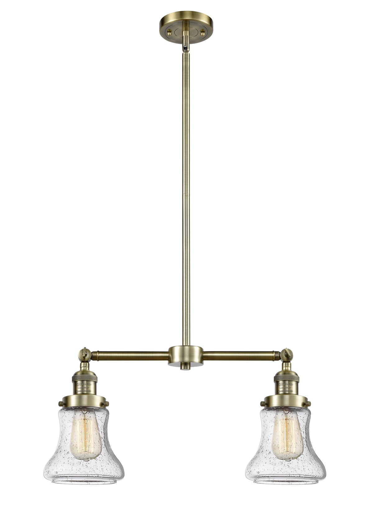 Bellmont 21-Inch 2-Light Stem-Hung Island Light