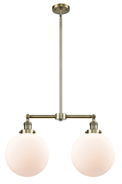 Franklin Restoration Island Light Brass Glass