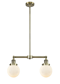 Beacon 23-Inch 2-Light Stem-Hung Island Light with LED Bulbs