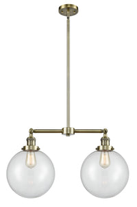 Beacon 25-Inch 2-Light Stem-Hung Island Light 14-Inch High