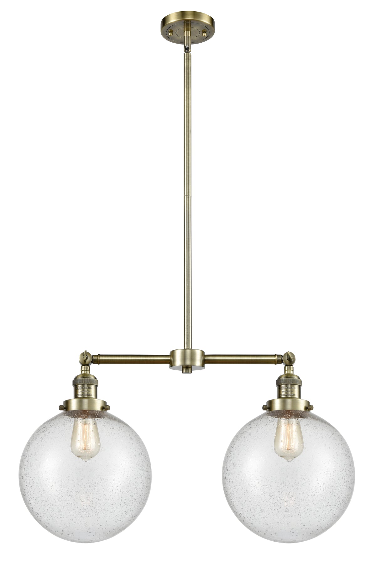 Beacon 25-Inch 2-Light Stem-Hung Island Light 14-Inch High