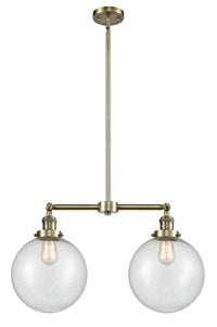 Beacon 25-Inch 2-Light Stem-Hung Island Light 14-Inch High