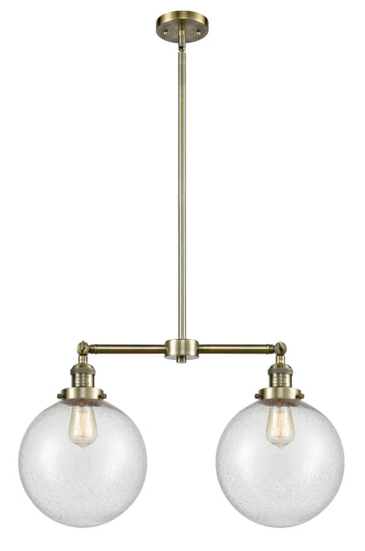 Franklin Restoration Island Light Brass Glass