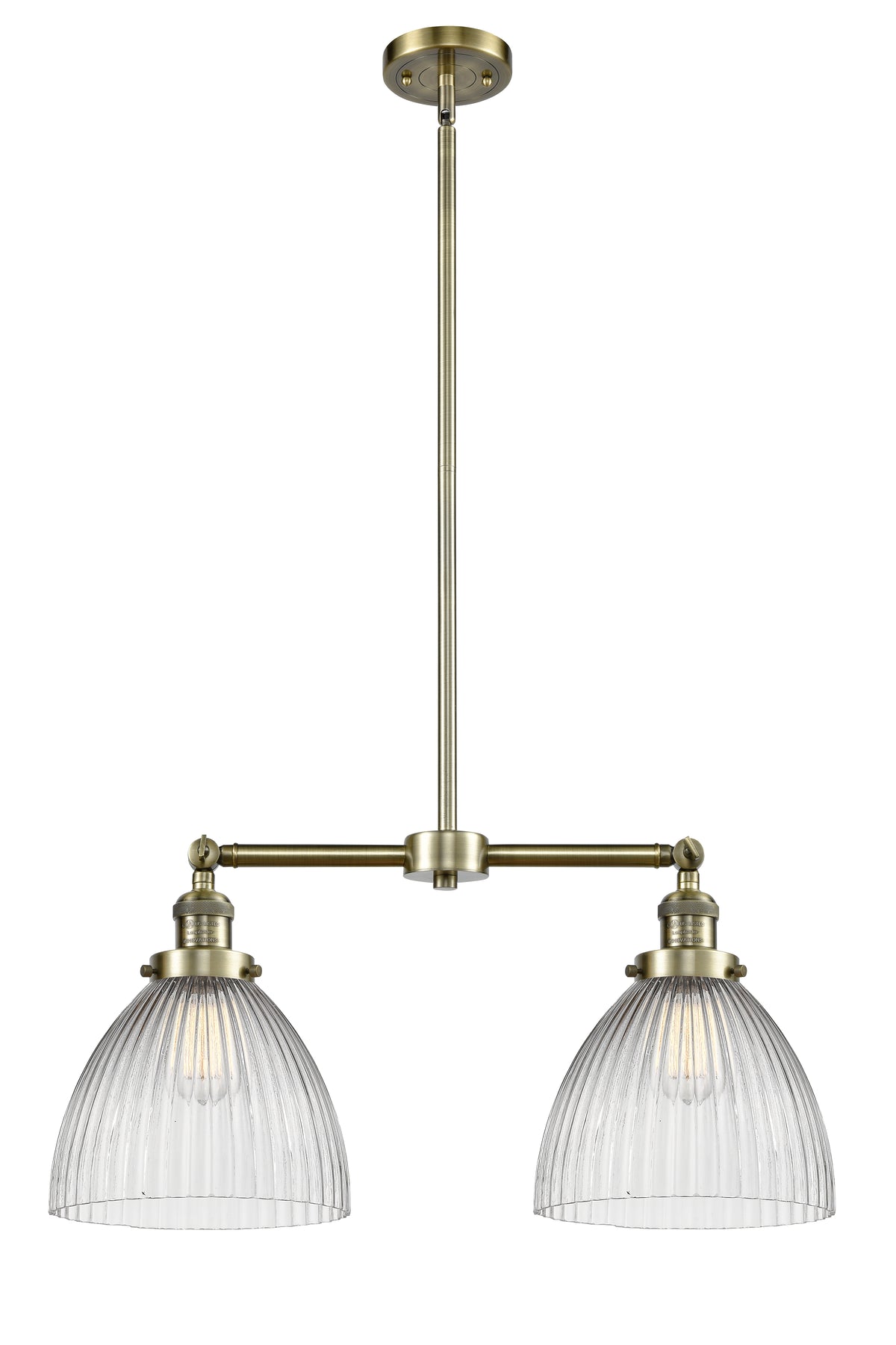 Seneca Falls 21-Inch 2-Light Stem-Hung Island Light