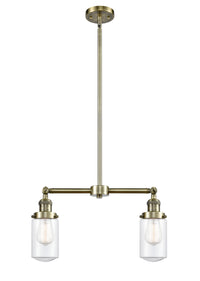 Dover 21-Inch 2-Light Stem-Hung Island Light