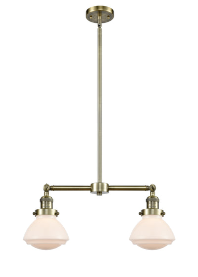 Franklin Restoration Island Light Brass Glass