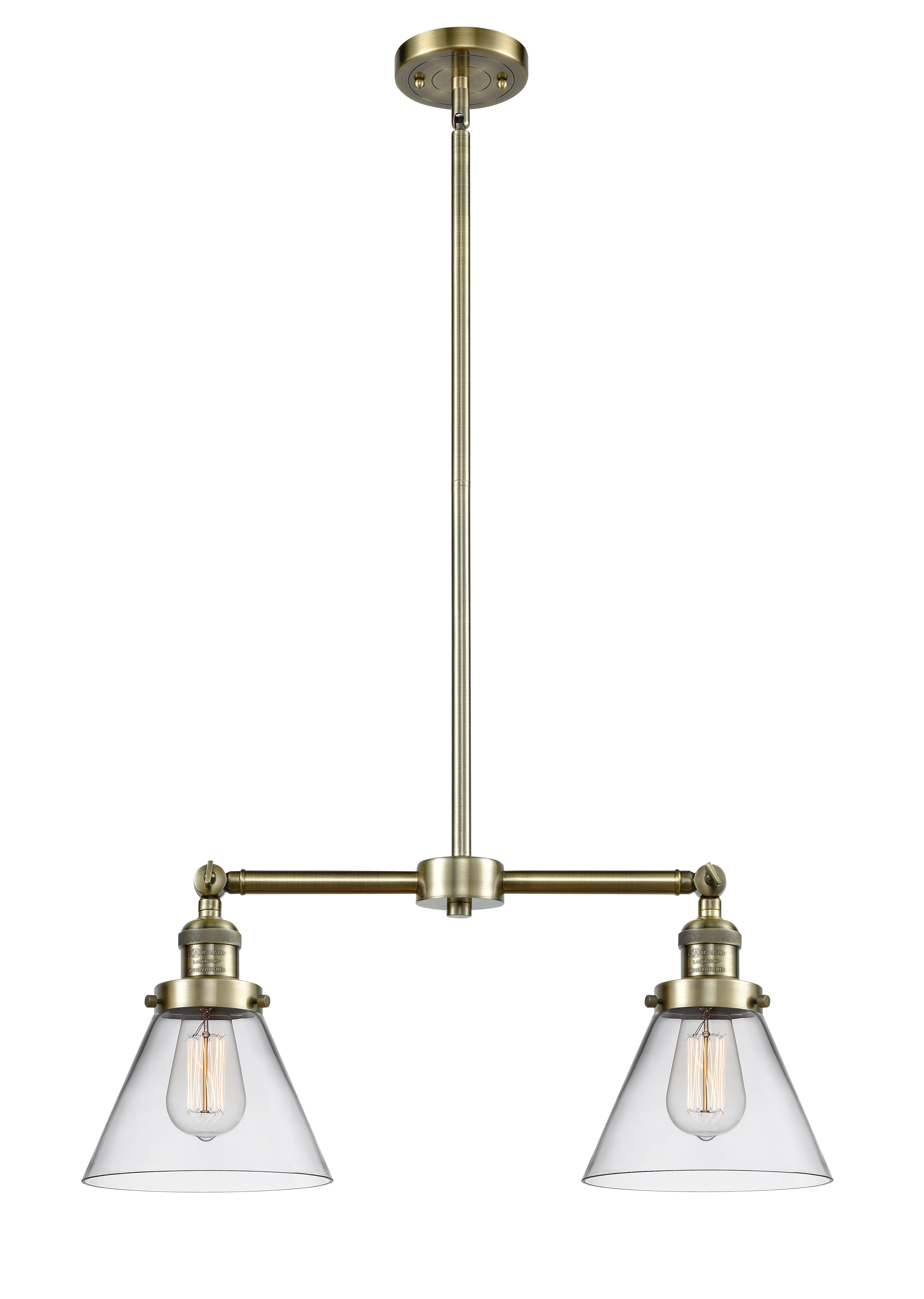 Franklin Restoration Cast Brass Glass Light
