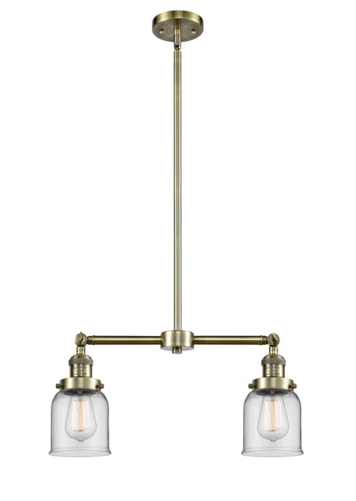 Franklin Restoration Brass Glass Island Light