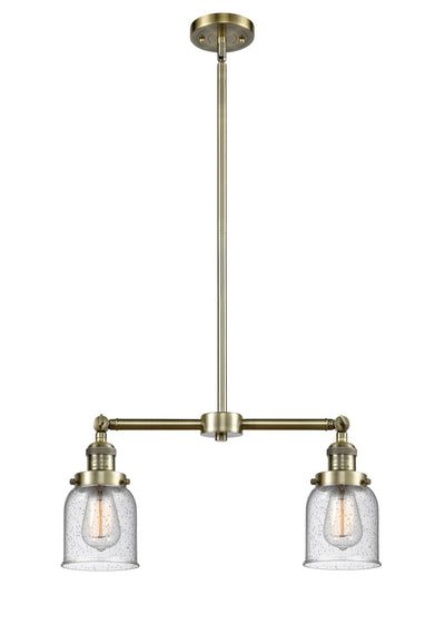 Franklin Restoration Brass Glass Island Light