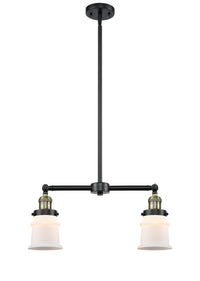 Canton 21-Inch 2-Light Stem-Hung Island Light with LED Bulbs Up to 44.625-Inch High