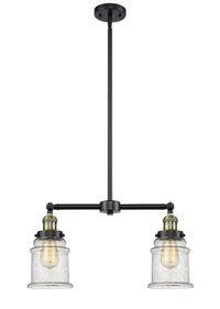 Canton 21-Inch 2-Light Stem-Hung Island Light Up to 46.375-Inch High