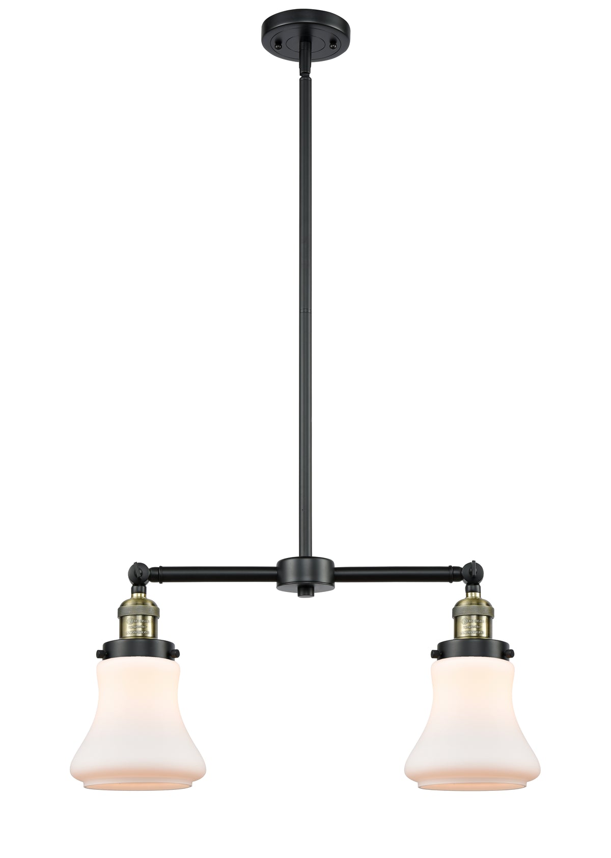 Bellmont 21-Inch 2-Light Stem-Hung Island Light