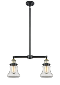 Bellmont 21-Inch 2-Light Stem-Hung Island Light