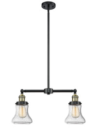 Bellmont 21-Inch 2-Light Stem-Hung Island Light