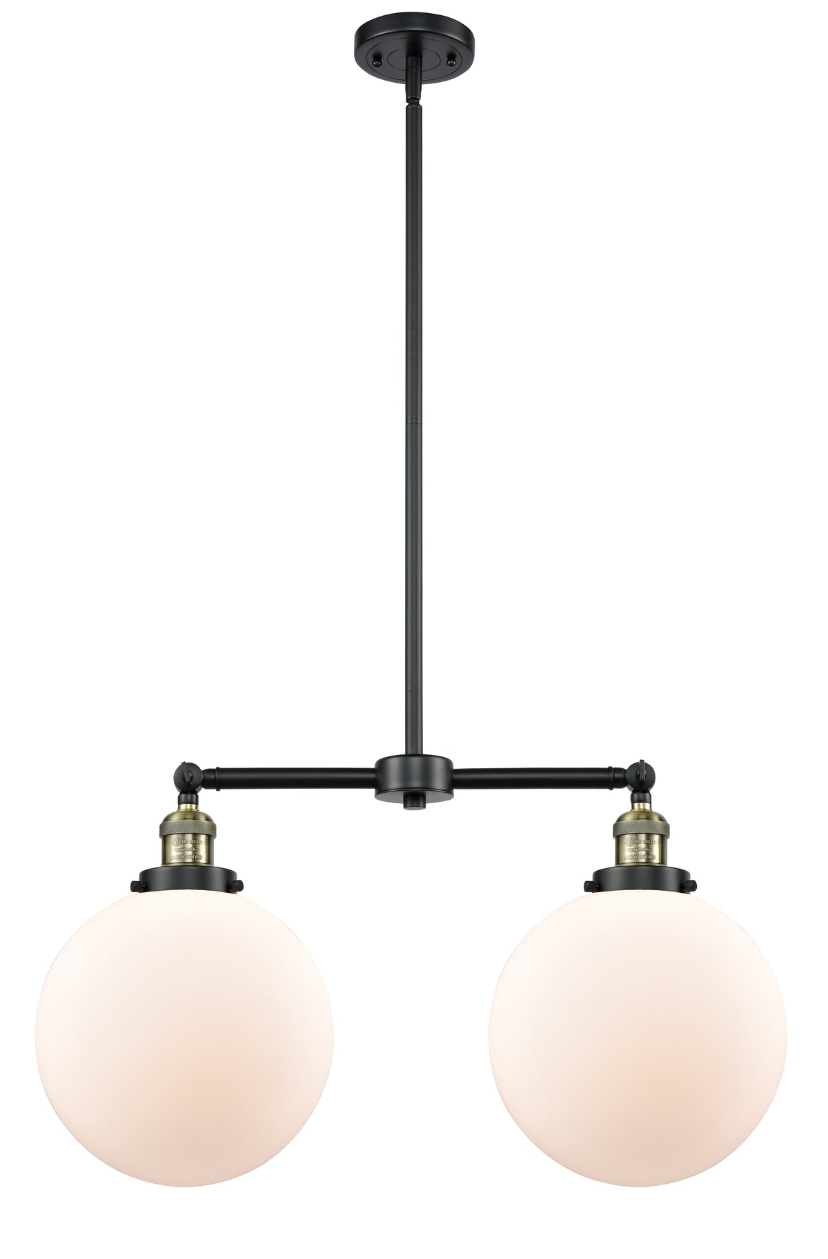 Beacon 25-Inch 2-Light Stem-Hung Island Light 14-Inch High