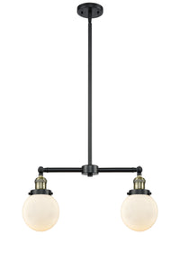 Beacon 23-Inch 2-Light Stem-Hung Island Light with LED Bulbs
