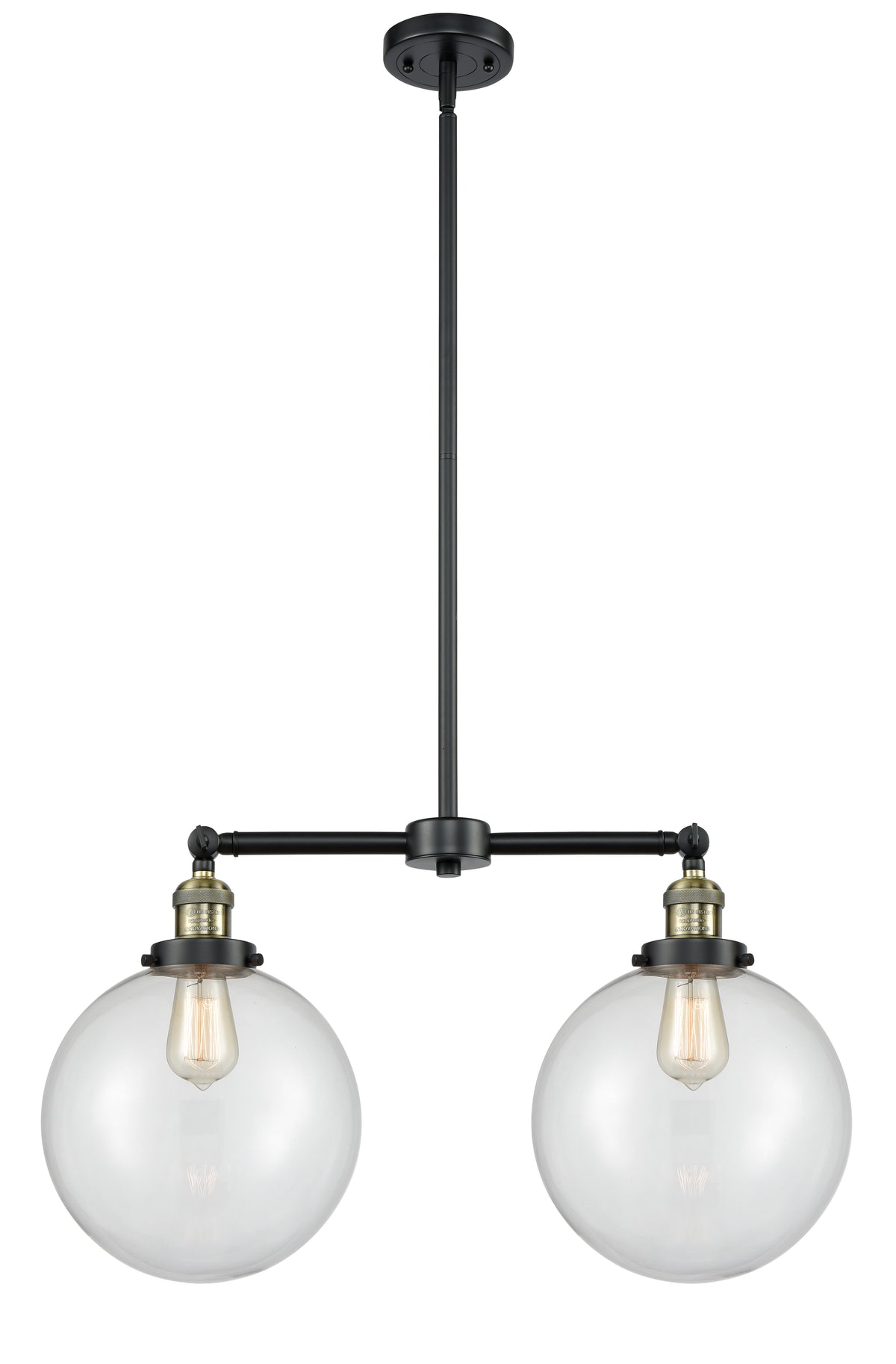 Beacon 25-Inch 2-Light Stem-Hung Island Light 14-Inch High