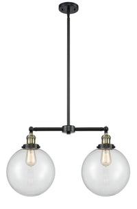 Beacon 25-Inch 2-Light Stem-Hung Island Light 14-Inch High