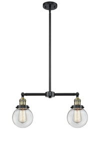 Beacon 23-Inch 2-Light Stem-Hung Island Light with LED Bulbs