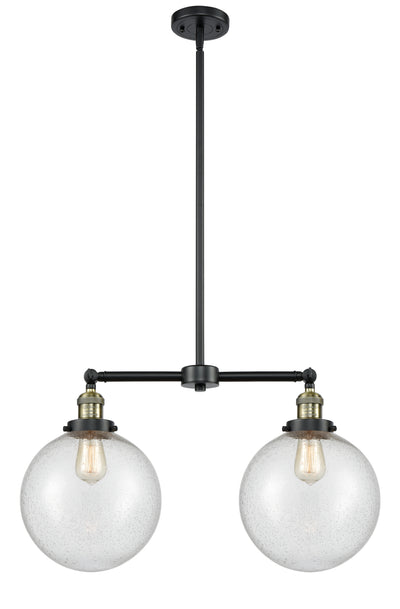 Franklin Restoration Island Light Brass Glass