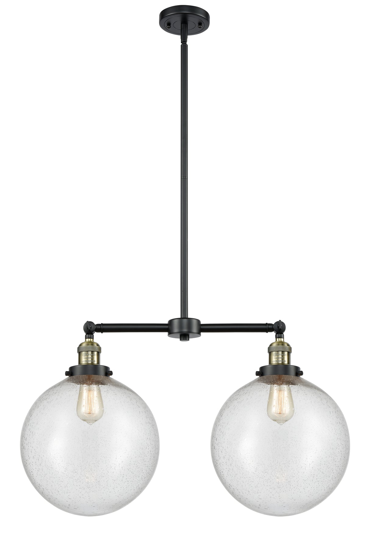 Beacon 27-Inch 2-Light Stem-Hung Island Light with LED Bulbs