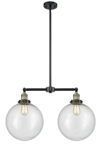 Beacon 27-Inch 2-Light Stem-Hung Island Light with LED Bulbs