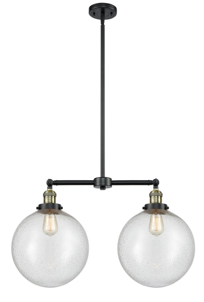 Franklin Restoration Island Brass Steel Light