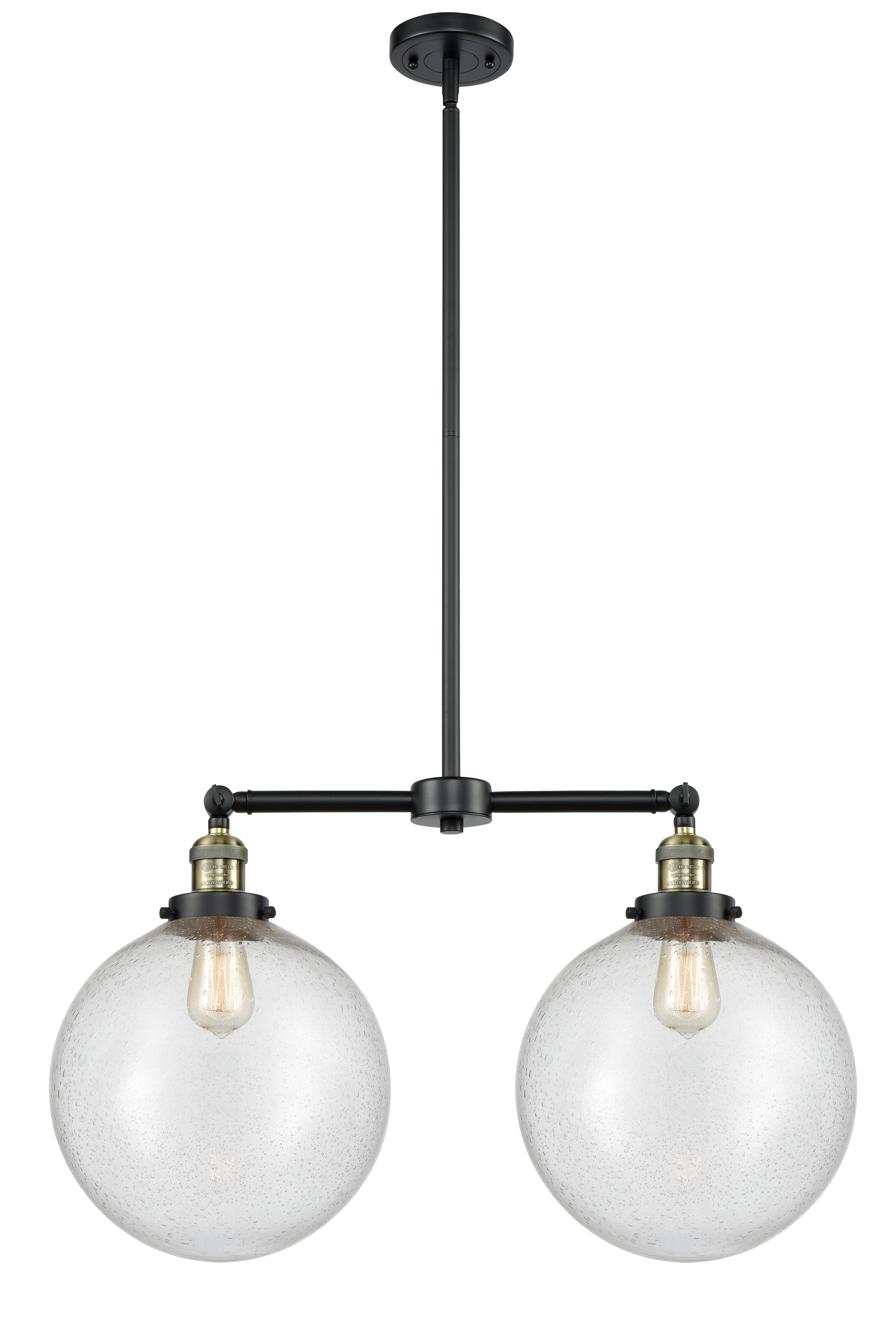 Franklin Restoration Island Brass Steel Light