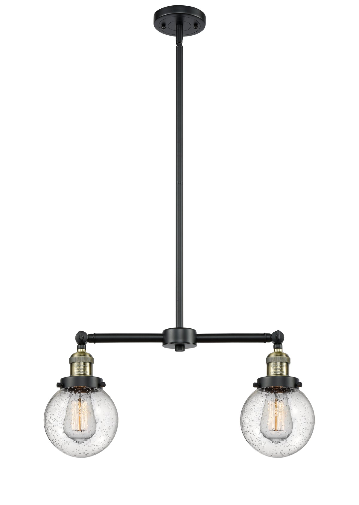 Beacon 23-Inch 2-Light Stem-Hung Island Light with LED Bulbs