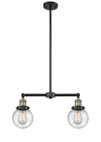Beacon 23-Inch 2-Light Stem-Hung Island Light with LED Bulbs