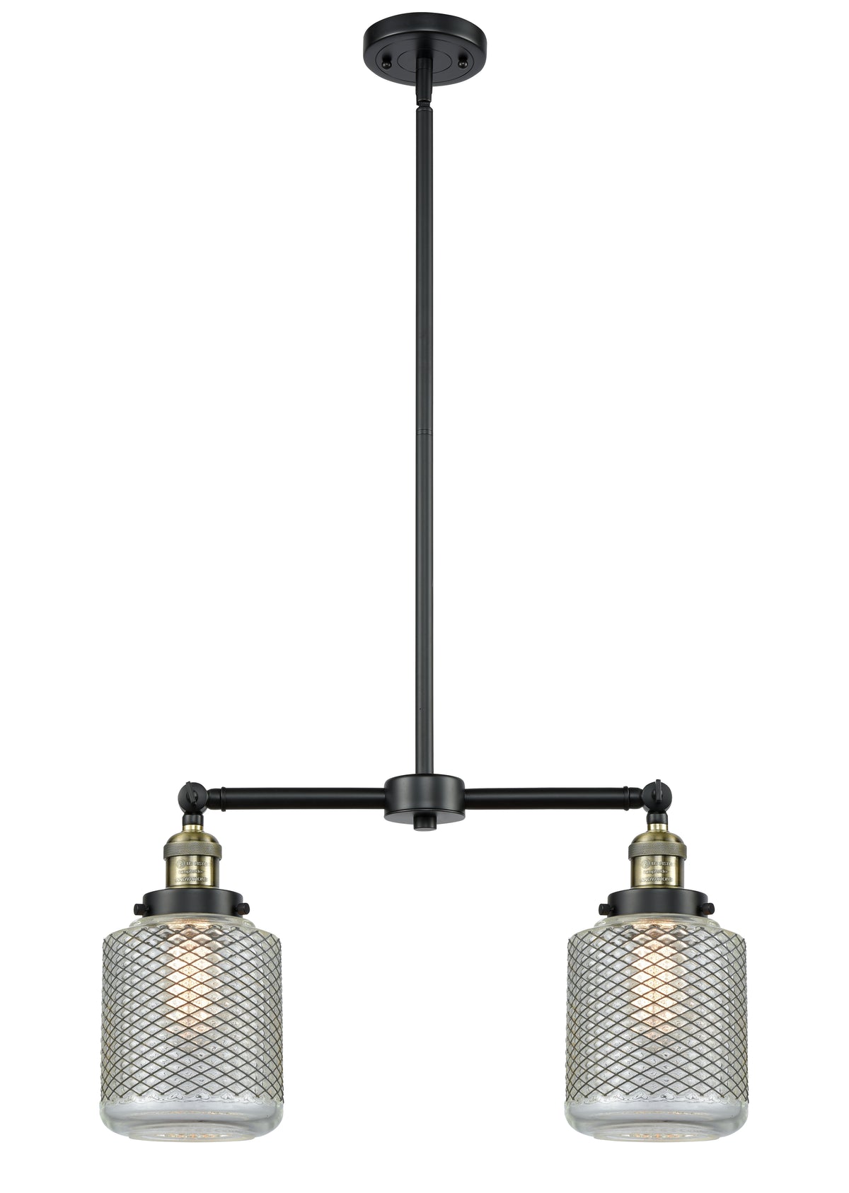Stanton 23-Inch 2-Light Stem-Hung Island Light with LED Bulbs