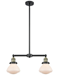 Olean 22-Inch 2-Light Stem-Hung Island Light