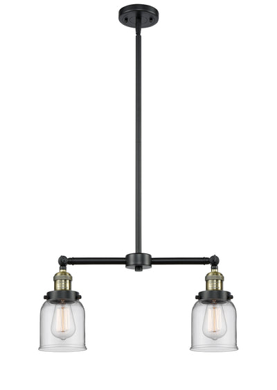 Franklin Restoration Brass Glass Island Light