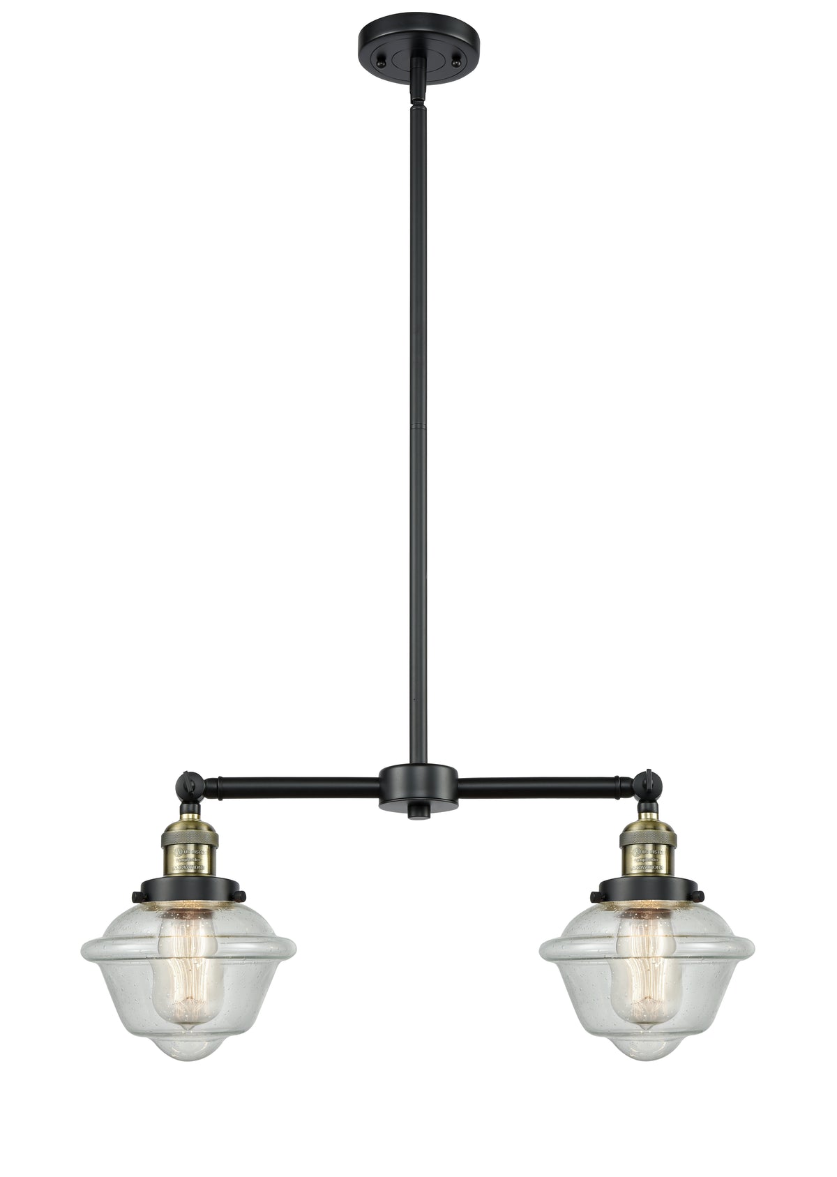 Oxford 24-Inch 2-Light Stem-Hung Island Light