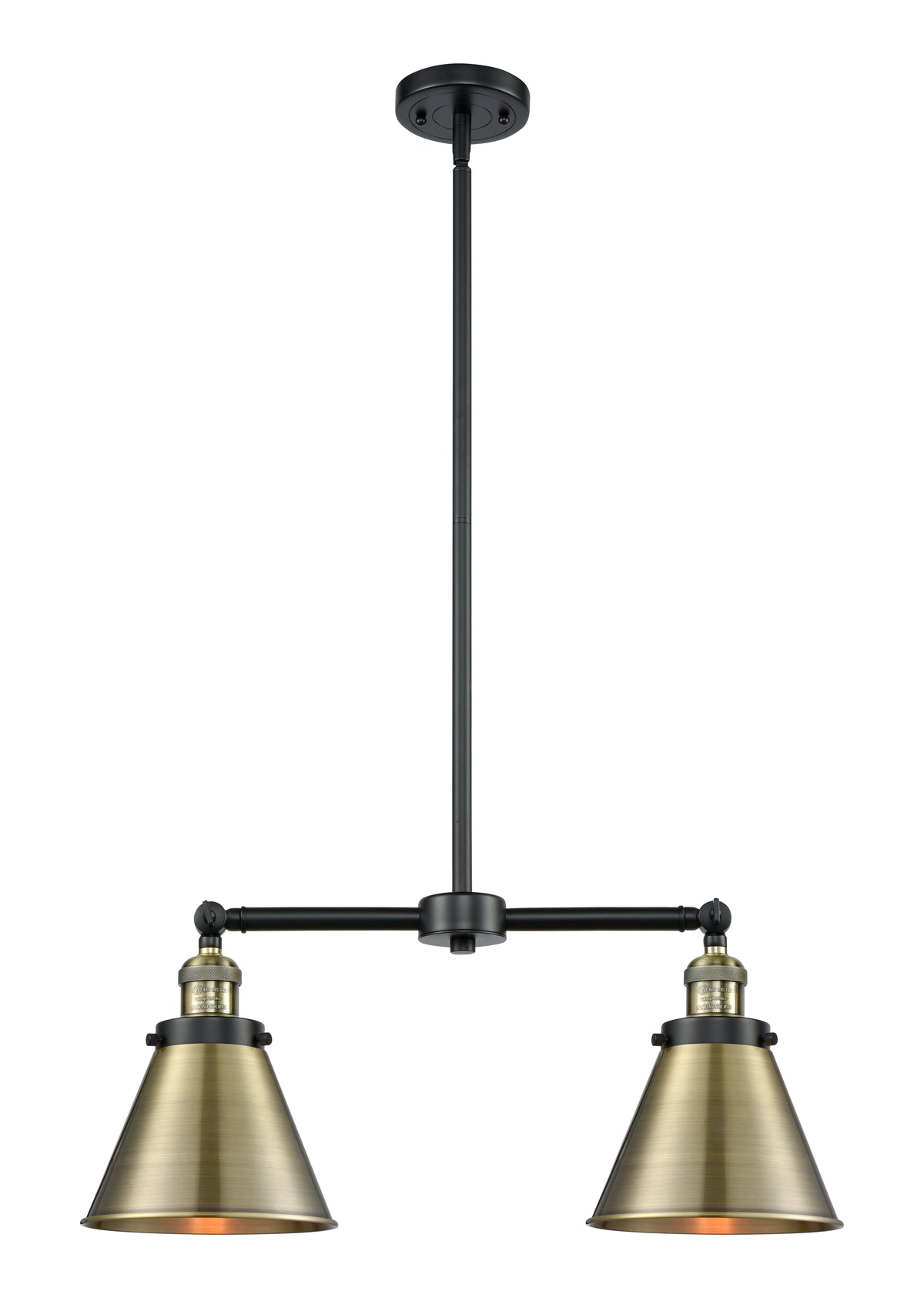 Appalachian 23-Inch 2-Light Stem-Hung Island Light
