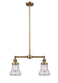 Bellmont 21-Inch 2-Light Stem-Hung Island Light
