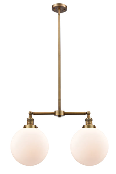 Franklin Restoration Island Light Brass Glass