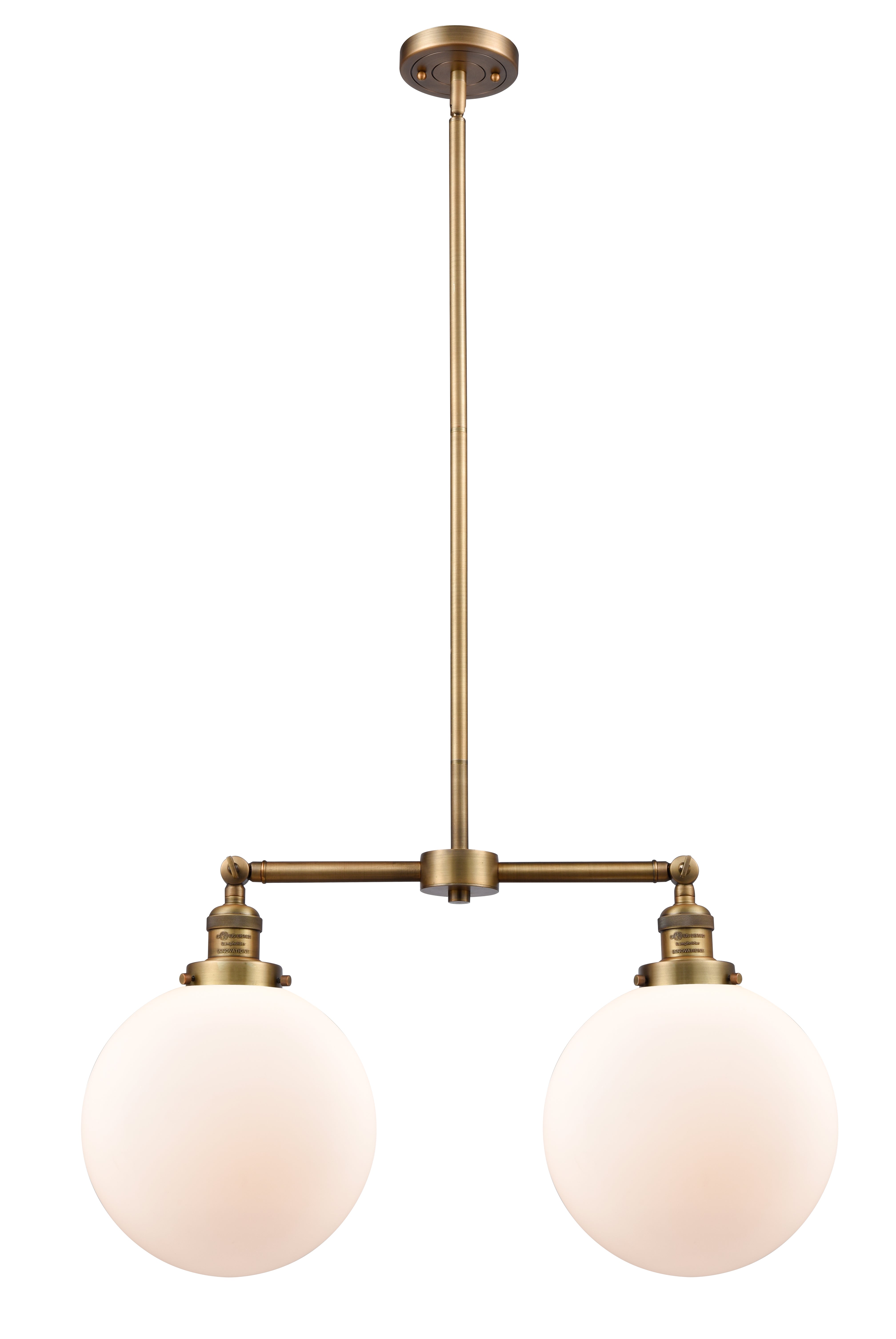 Franklin Restoration Island Light Brass Glass