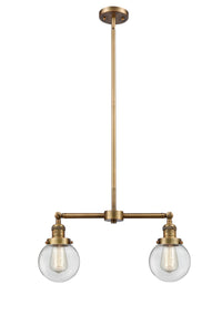 Beacon 23-Inch 2-Light Stem-Hung Island Light with LED Bulbs