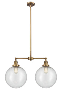 Beacon 27-Inch 2-Light Stem-Hung Island Light with LED Bulbs