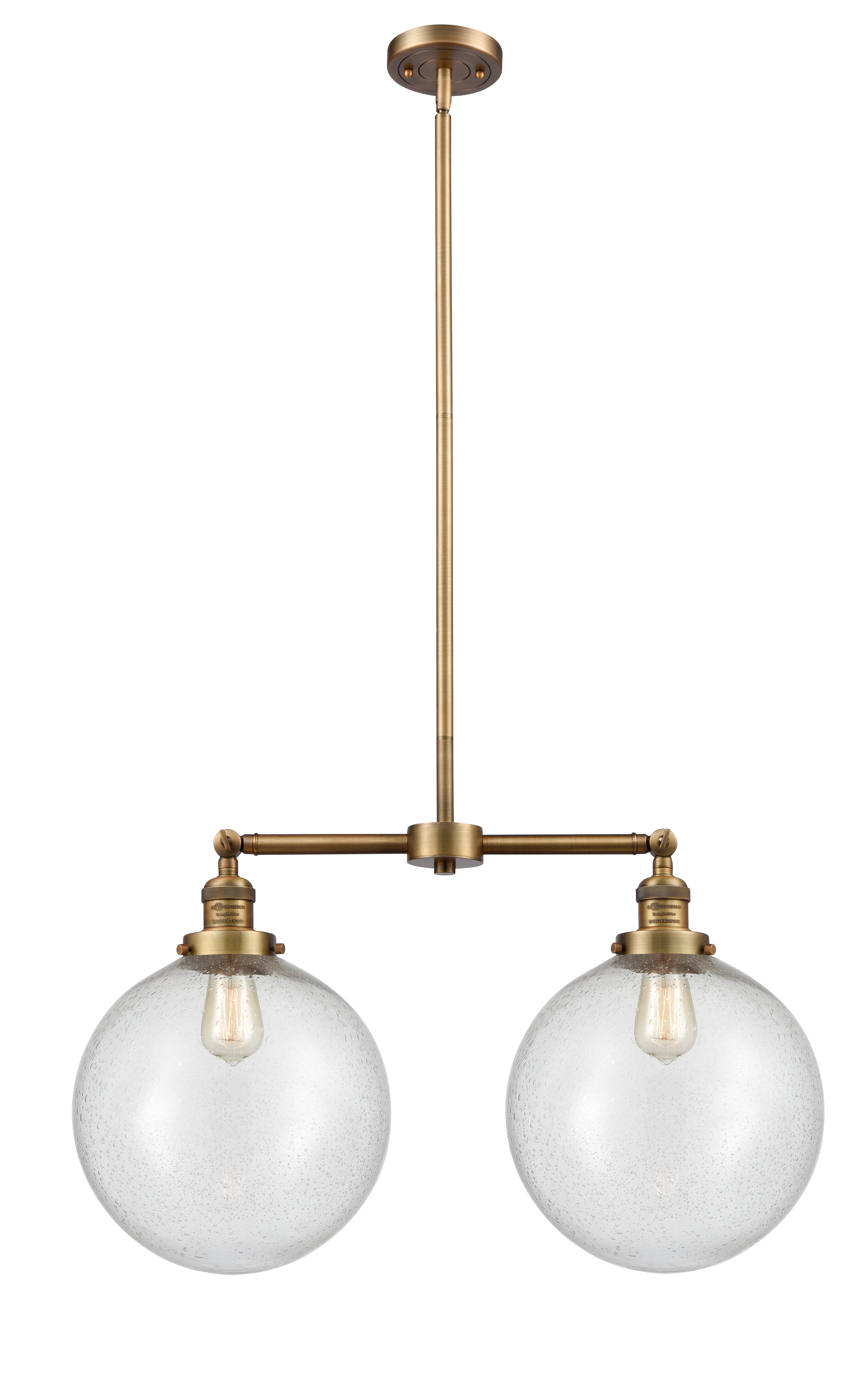 Franklin Restoration Island Brass Steel Light