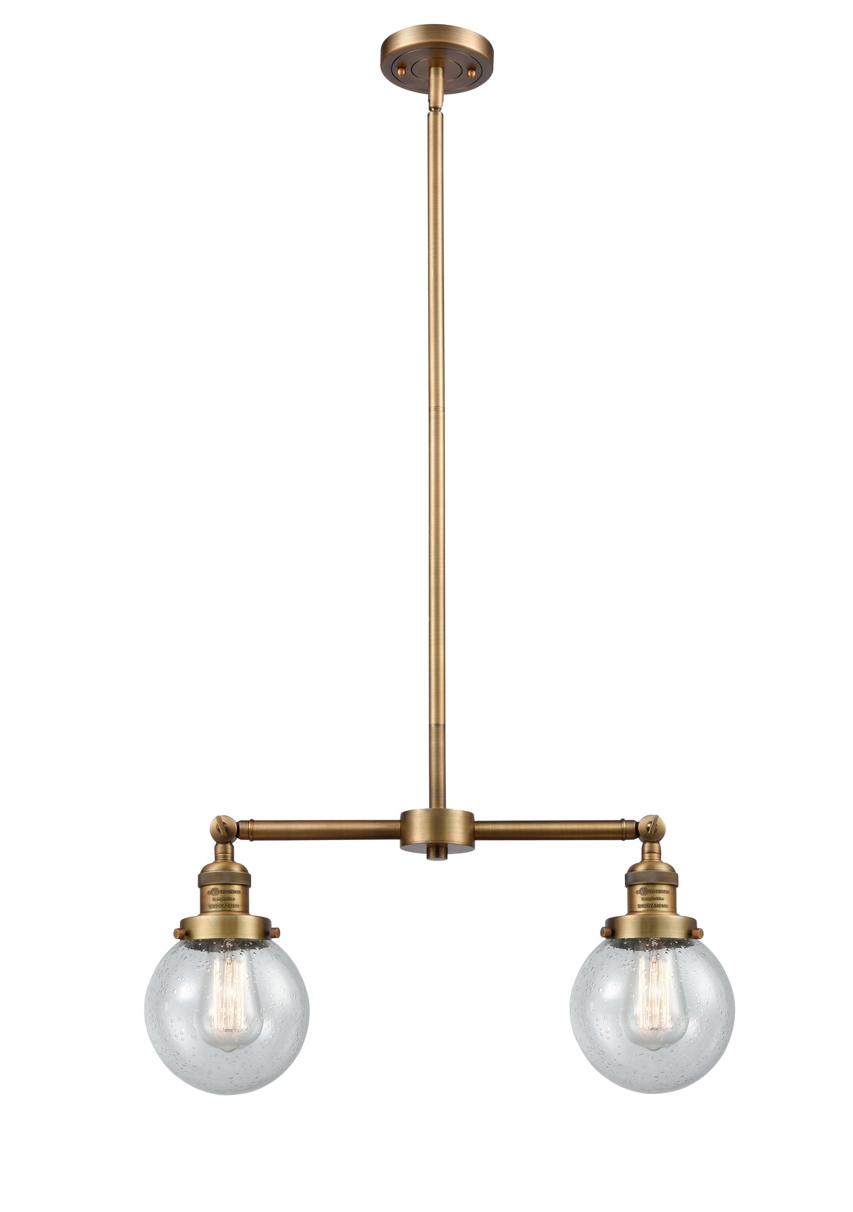 Beacon 23-Inch 2-Light Stem-Hung Island Light with LED Bulbs