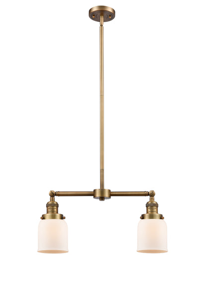 Franklin Restoration Brass Glass Island Light