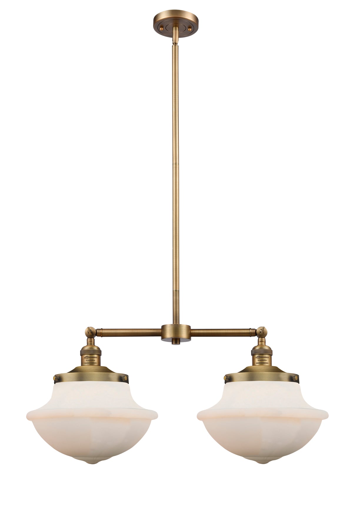 Oxford 25-Inch 2-Light Stem-Hung Island Light