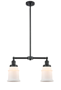 Canton 21-Inch 2-Light Stem-Hung Island Light Up to 46.375-Inch High