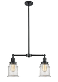 Canton 21-Inch 2-Light Stem-Hung Island Light Up to 46.375-Inch High